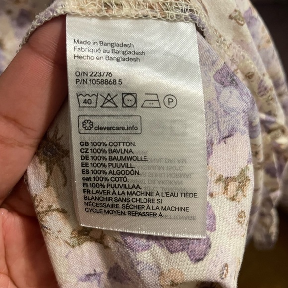 Beautiful long floral tunic - Picture 5 of 5